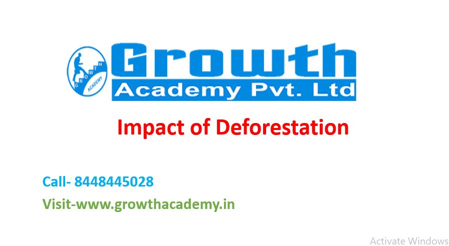 Impact of deforestation